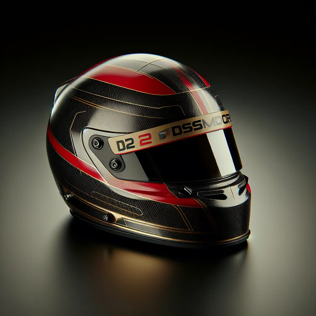 Stylized Scuderia Ferrari racing helmet — KARTING 2014