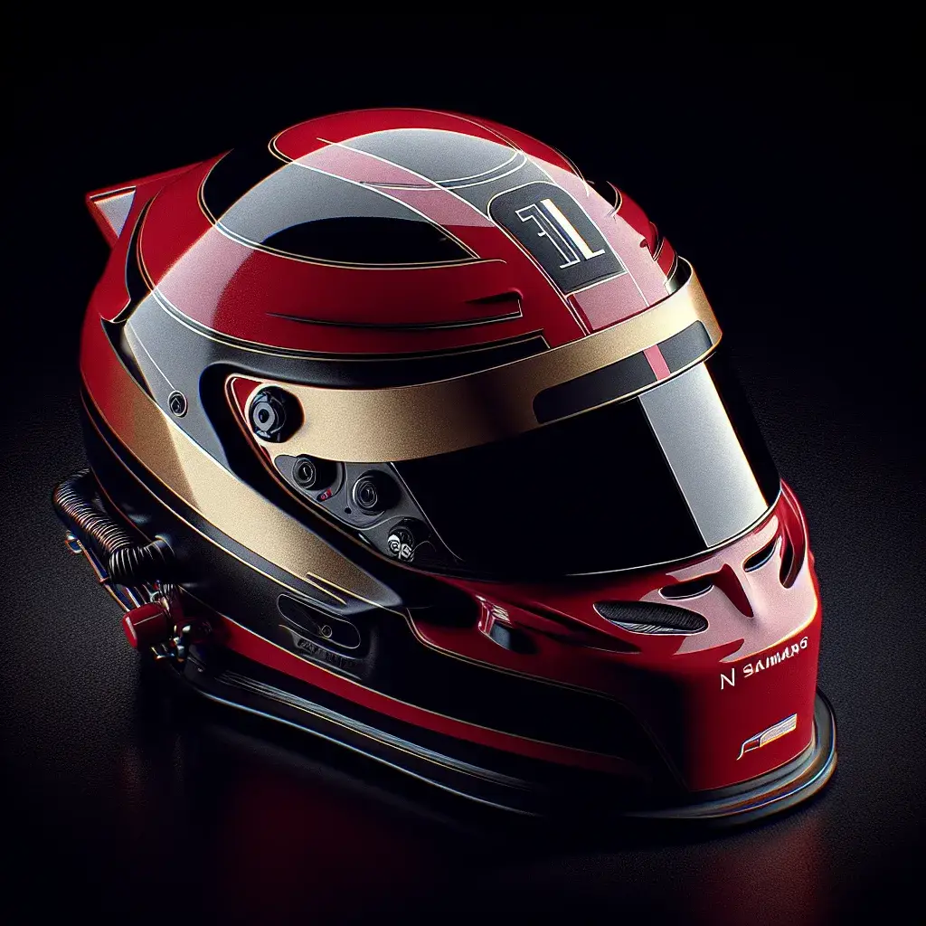 Stylized Scuderia Ferrari racing helmet — GP3 2016